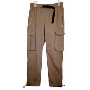 Jack and Jones womens khaki green belted cargo utility pants Size XS